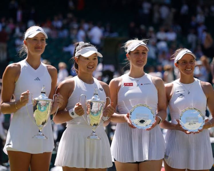 Mladenovic and Guo triumph in Wimbledon women's doubles