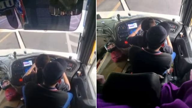 让女子坐腿上开巴士 司机遭解雇