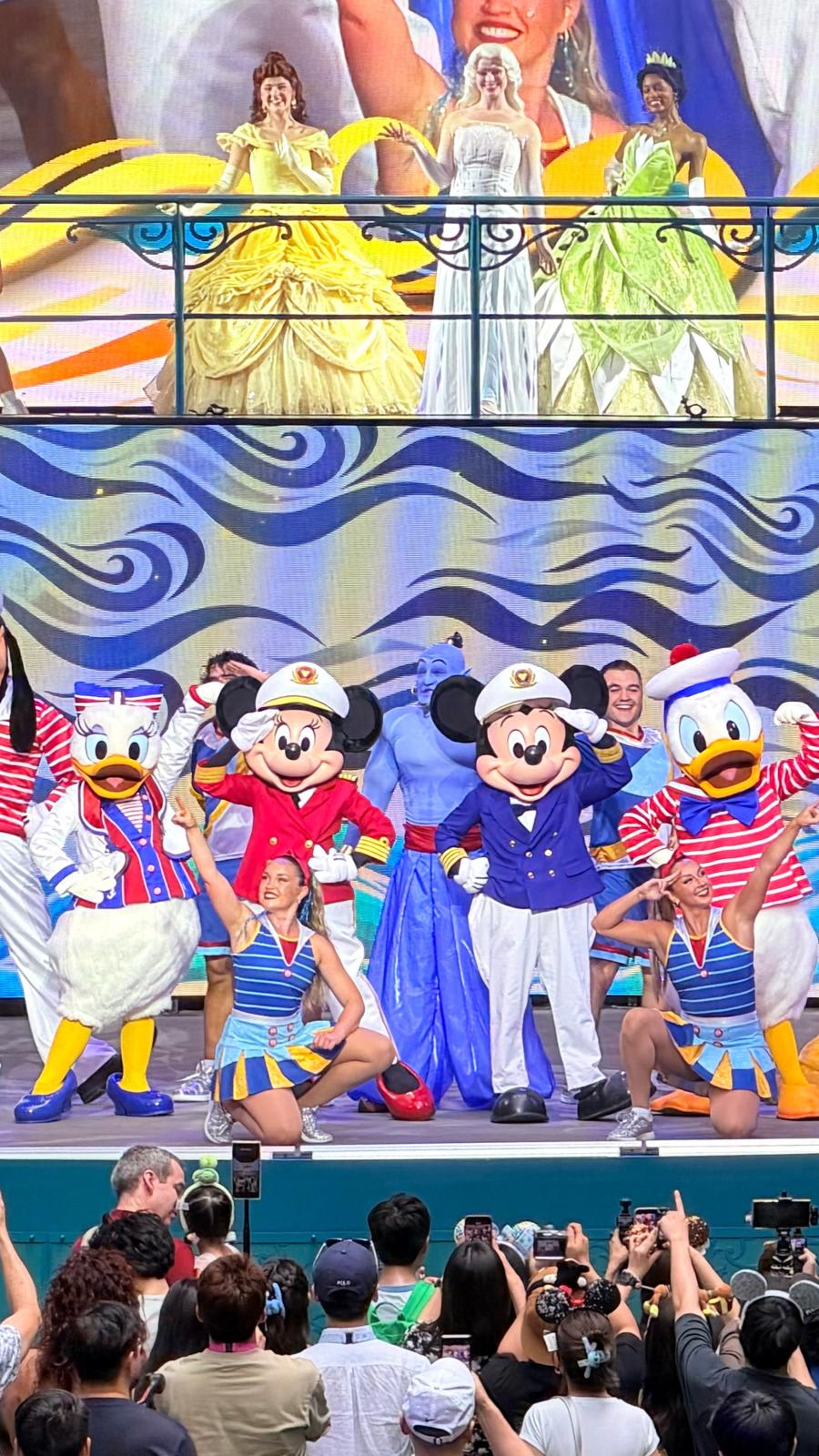 Inside the Disney Adventure cruise ship in Singapore