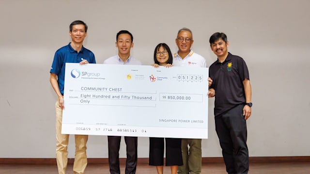 新加坡能源集团捐出85万元善款 资助青年引导开展计划