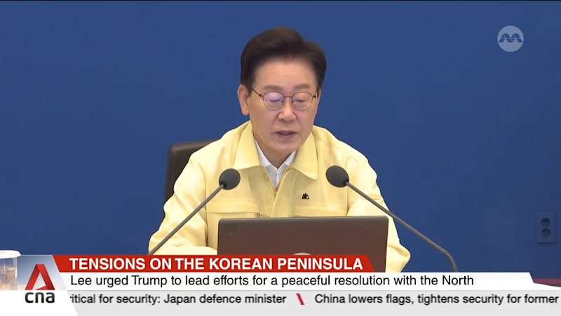South Korea's Lee calls for stronger self-defence as US discusses scaling back joint drills