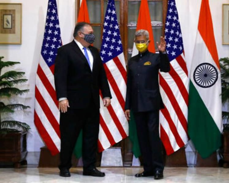Pompeo, Esper driving US's anti-China message in India visit
