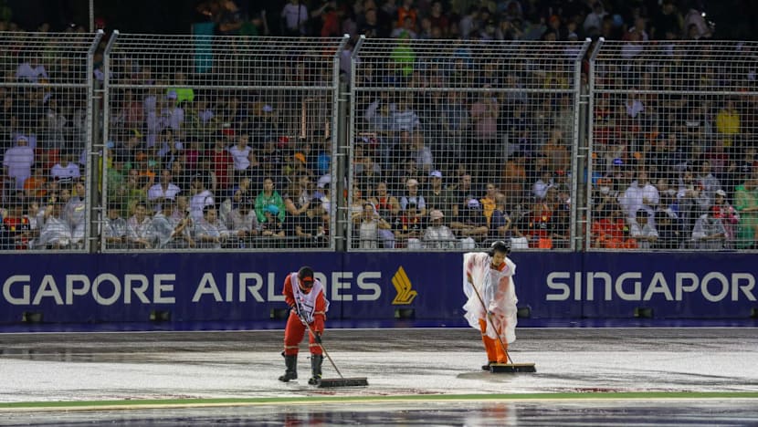 Singapore F1 night race 2022: Wet weather brings thrills and spills, fails to dampen fans' spirits