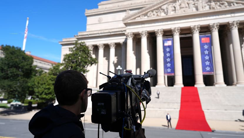 The White House network TV pool resumes operations after a dayslong ban of news outlets from grounds