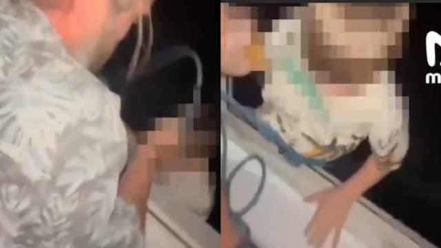 疑酒后胡闹 俄男绳系小儿从七楼垂下