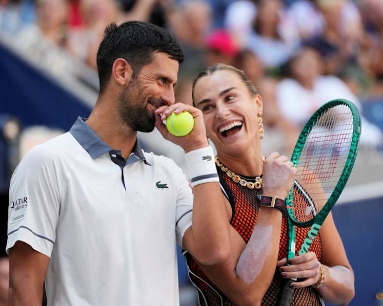 Star-studded pairing Djokovic and Sabalenka stunned in US Open mixed doubles