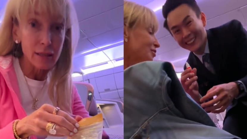 #trending: SIA flight attendant praised as 'angel' for helping passenger clean jeans using own stain remover pen