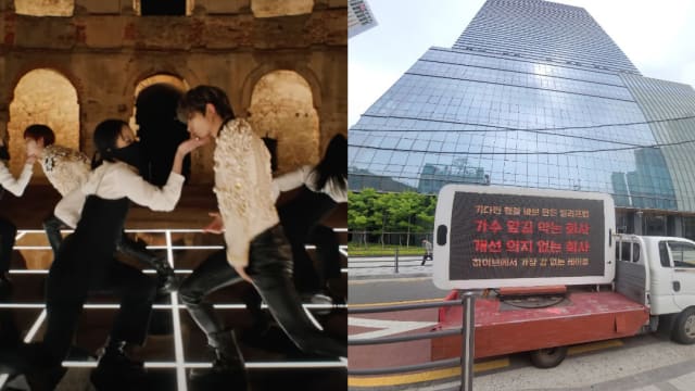 不满编舞与女舞者太亲密　ENHYPEN粉丝进行抗议