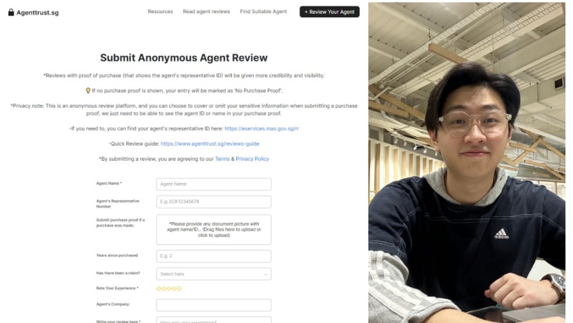 Can you trust your insurance agent? This Singaporean set up a website to rate financial advisers Can you trust your insurance agent? This Singaporean set up a website to rate financial advisers