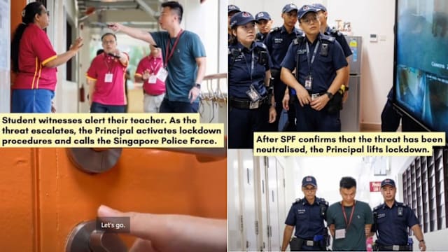 学校定期举行紧急应变演习 李智陞：有助提升师生应变能力