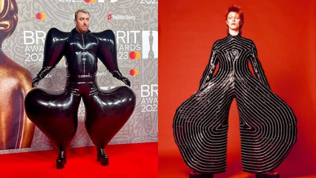 “还魂”David Bowie经典造型　Sam Smith乳胶气球装惊艳全场