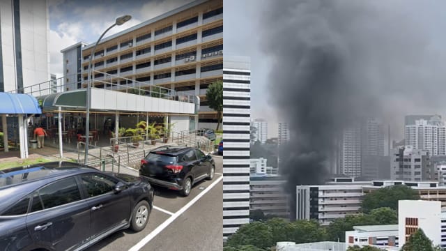 冒滚滚黑烟！惹兰红山工业区咖啡店失火 传爆炸声响