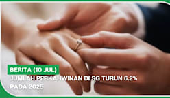BERITA (10 Jul) | Jumlah perkahwinan di SG turun 6.2% pada 2025
