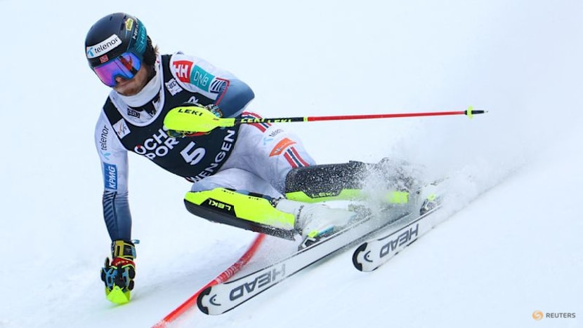 Alpine skiing-McGrath goes top of World Cup slalom standings with Wengen victory