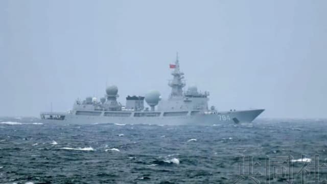 俄罗斯军舰南下到日本千叶县外海水域