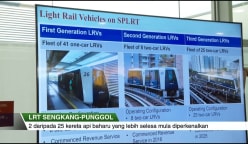 LRT Sengkang-Punggol - Dua daripada 25 kereta api baharu yang lebih selesa mula diperkenalkan