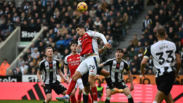 英超：纽卡斯尔以1比0 击败阿申纳