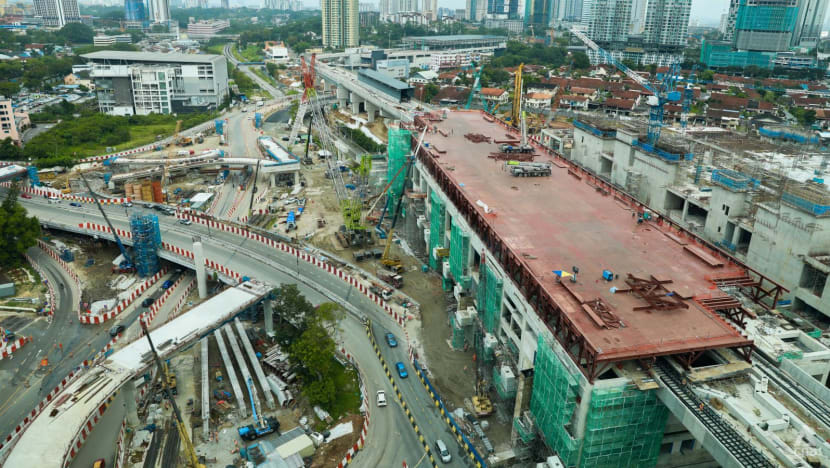 Rail system works on Johor Bahru-Singapore RTS Link 50% complete Rail system works on Johor Bahru-Singapore RTS Link 50% complete