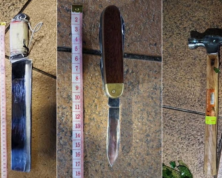 61-year-old man tasered after starting fire, allegedly charging at police officers with knife