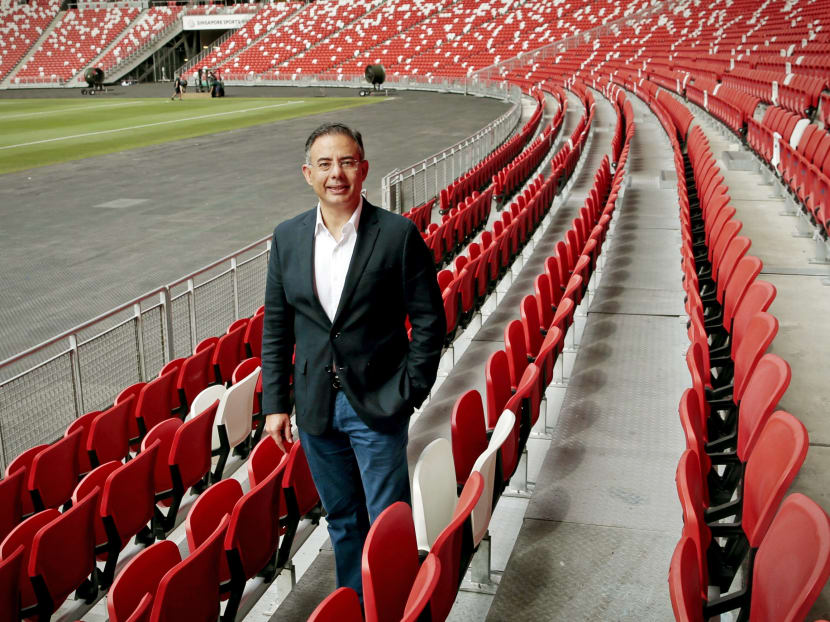 Manu Sawhney, CEO of SportsHub. Photo: Jason Quah