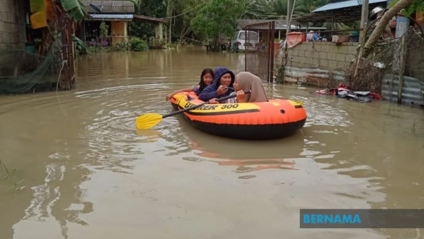 Jumlah mangsa banjir di Johor meningkat; Pahang dan Sabah berkurang