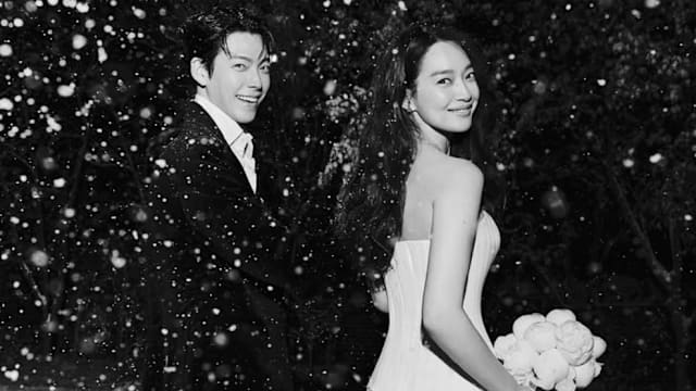 金宇彬、申敏儿浪漫婚纱照曝光！雪地甜蜜灿笑美炸