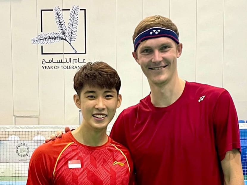 'I didn't want to miss this': Singapore's Loh Kean Yew on training with Olympic badminton champ Axelsen