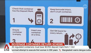 Beverage Container Return Scheme: All regulated containers must bear BCRS deposit mark from Oct 1 