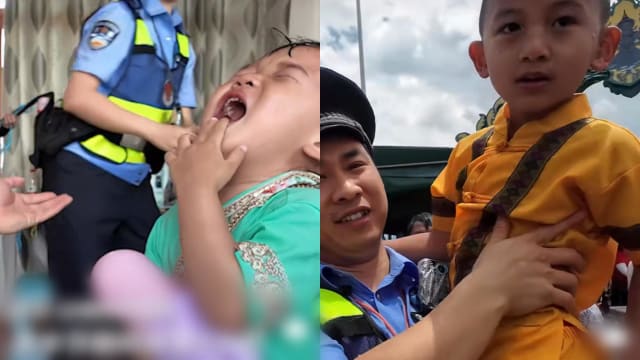 云南泼水节玩太开心？ 警察两小时捡12个小孩