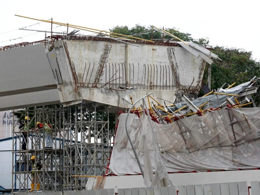 The trial of three individuals and the main contractor charged over the 2017 collapse of a PIE viaduct began in the State Courts on Aug 1, 2019.