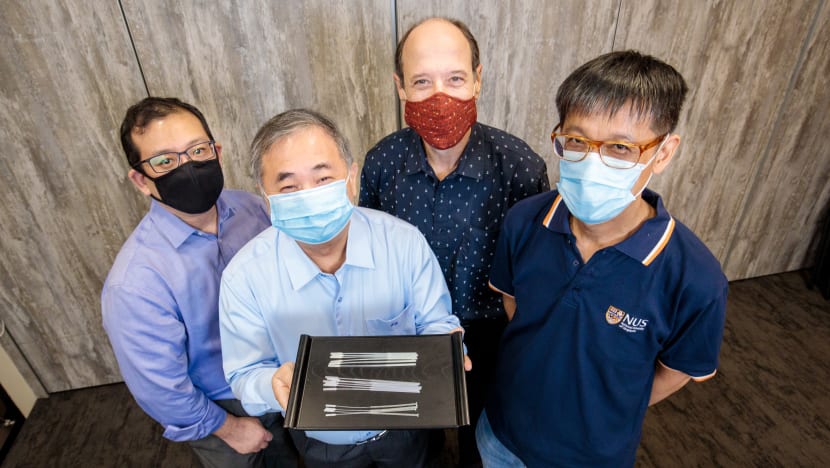 NUS develops 3 new swab designs for use in Covid-19 test kit