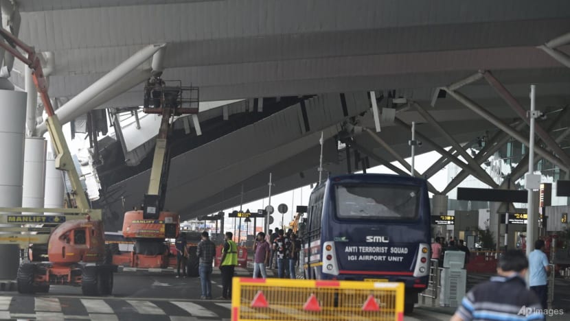 Roof collapse at Delhi airport kills one, as heavy rain disrupts Indian capital Roof collapse at Delhi airport kills one, as heavy rain disrupts Indian capital