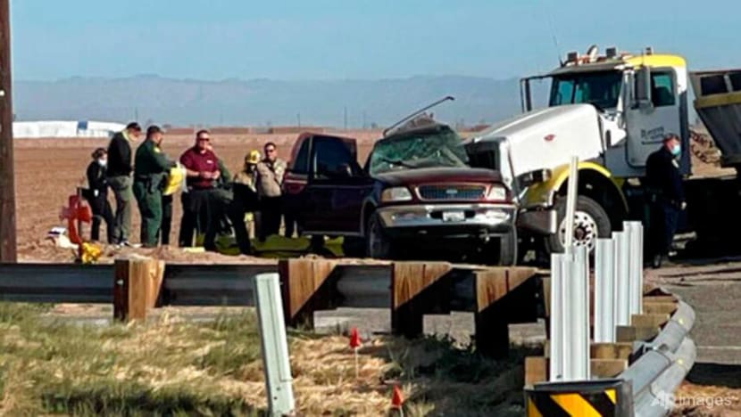 At least 13 dead after SUV, truck collide in California