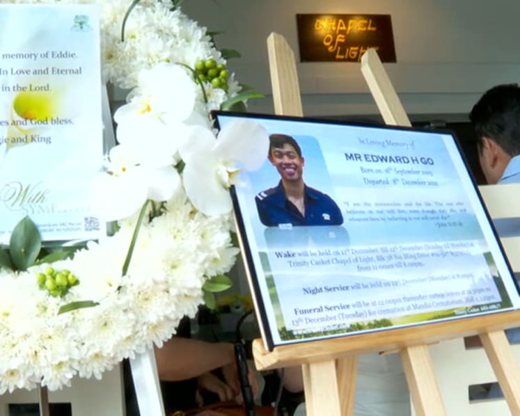 Dozens pay respects on first day of wake for NSF firefighter who died battling Henderson Road blaze