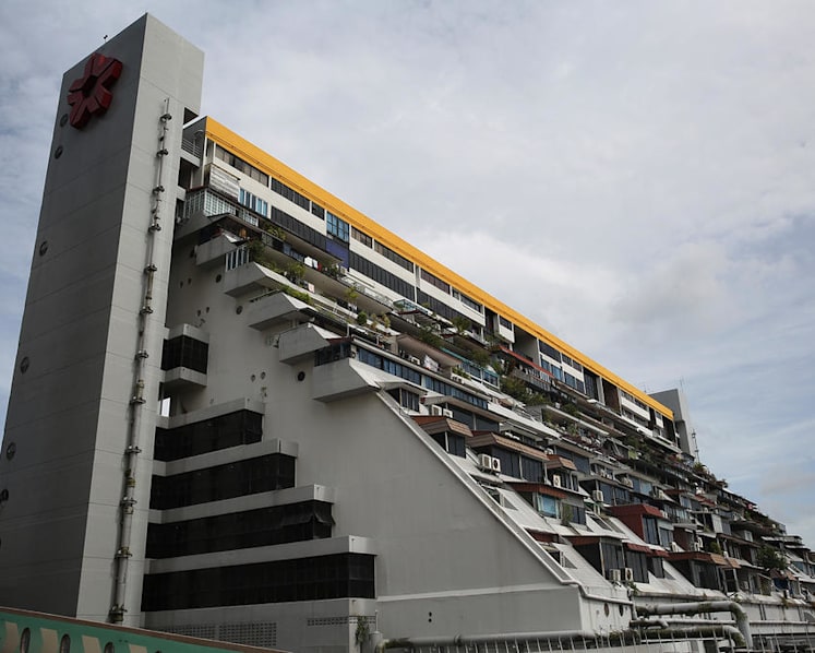 Part of false ceiling near entrance of Golden Mile Complex collapses
