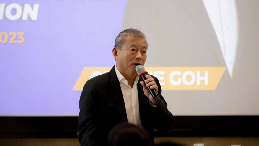 Presidential hopeful George Goh dismisses criticisms of his English, says it makes him appear 'more authentic'