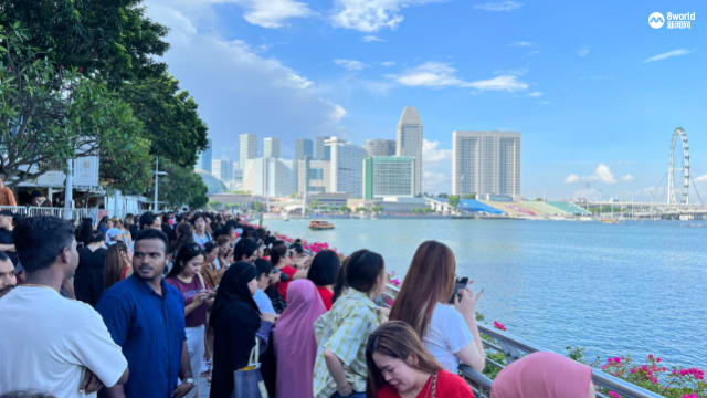 【相册】国庆日滨海湾一带热闹非凡