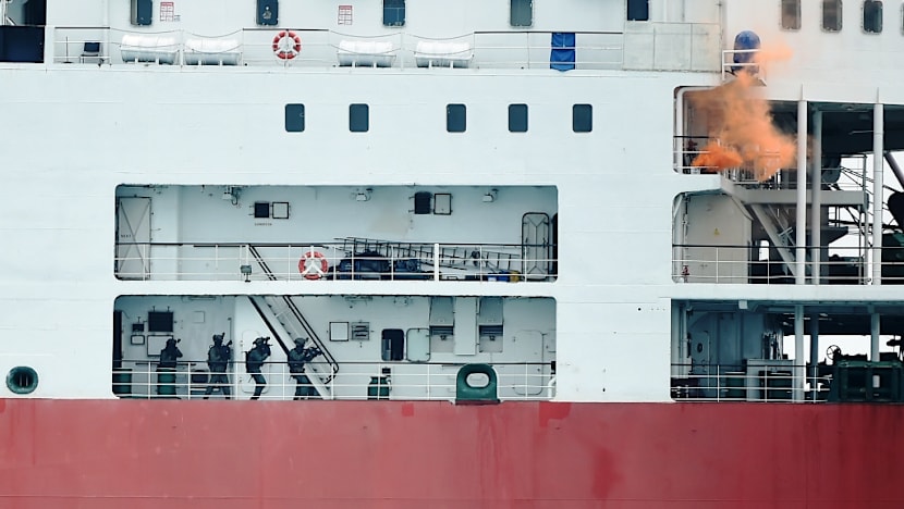 Unmanned surface vessel featured at maritime security exercise