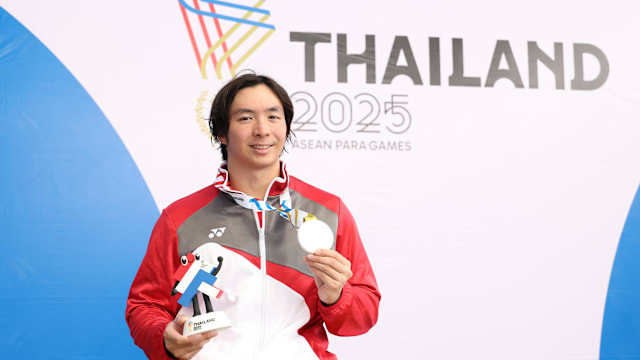 亚细安残疾人运动会 我国泳将杜维崧摘银