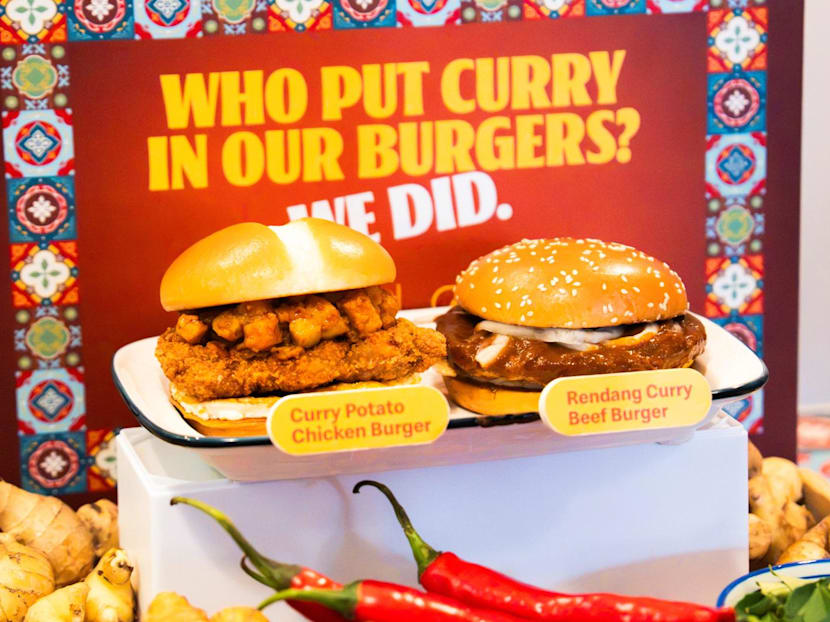 McDonald’s Singapore and Old Chang Kee collaborate on curry burgers this National Day