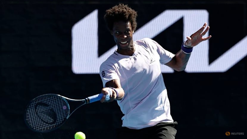 Injury-hit Monfils bows out of final Australian Open with guns blazing