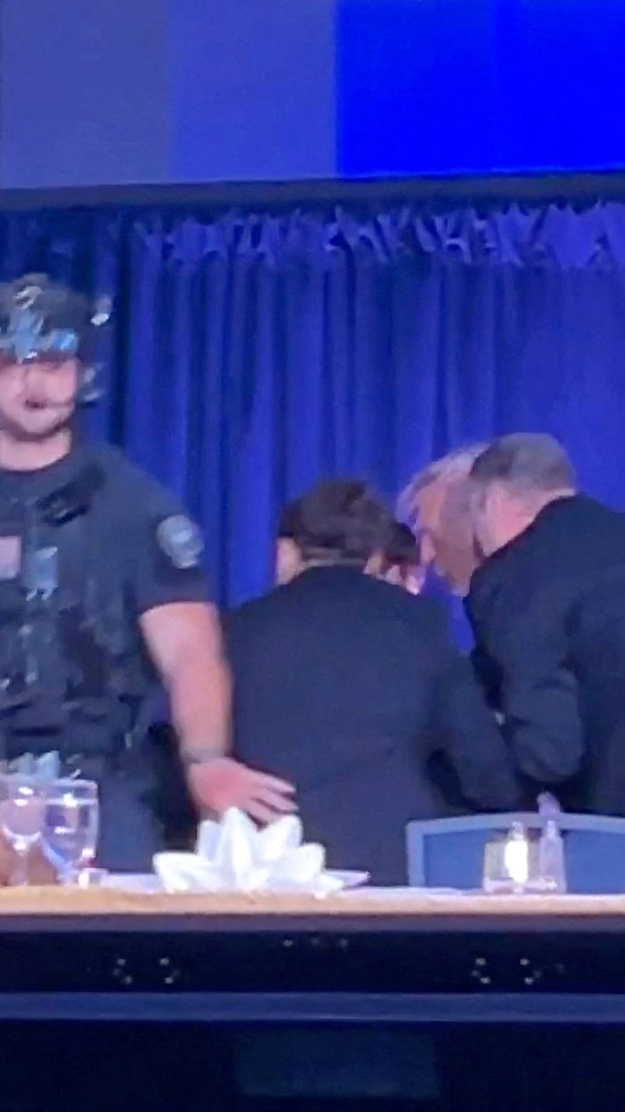 Trump safe after being rushed from White House Correspondents' Dinner, shooter in custody