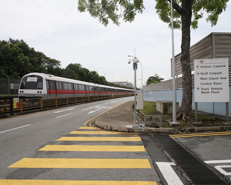 Two men detained briefly for taking photos of Bishan SMRT train depot