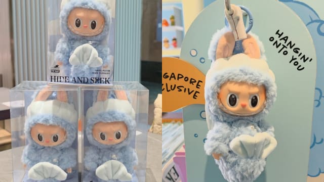 入手穿鱼尾狮外衣的LABUBU！新加坡限定POP MART产品，在这个快闪店找得到 
