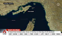 At least three tankers pass Strait of Hormuz on first day of US blockade