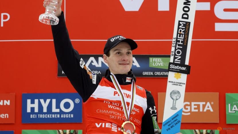 Ski jumping-Prevc breaks men's world record with 254.5-metre jump