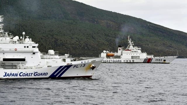 中国指日本渔船非法进入钓鱼岛海域