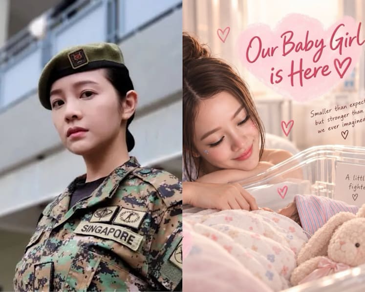 Ah Girls Go Army actress Apple Chan gives birth to baby girl at 32 weeks after emergency C-section