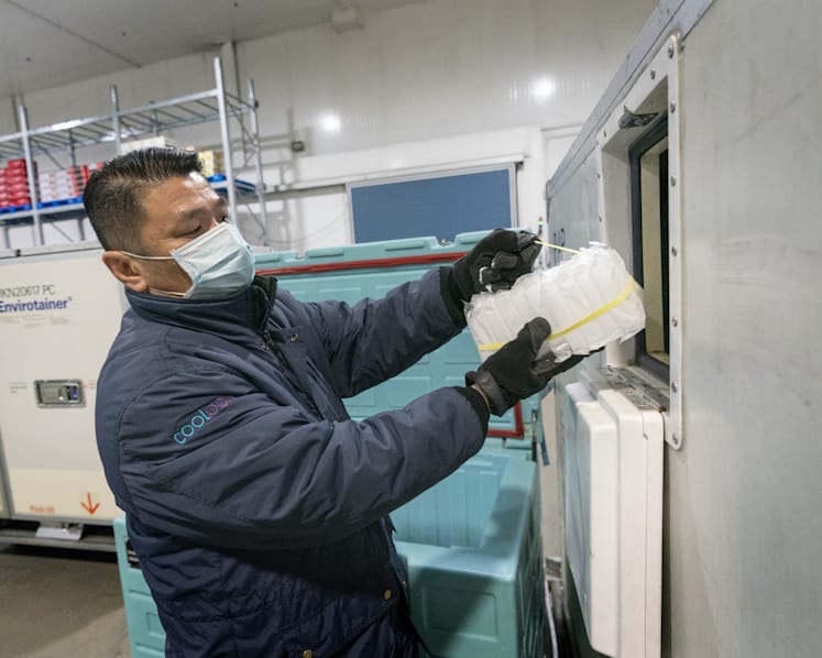 Changi Airport’s ground handlers can take up to 375,000 tonnes of temperature-sensitive cargo yearly, including Covid-19 vaccines