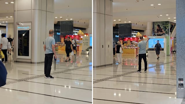 香港父子商场争执 父亲持木锯追逐儿子双双被捕